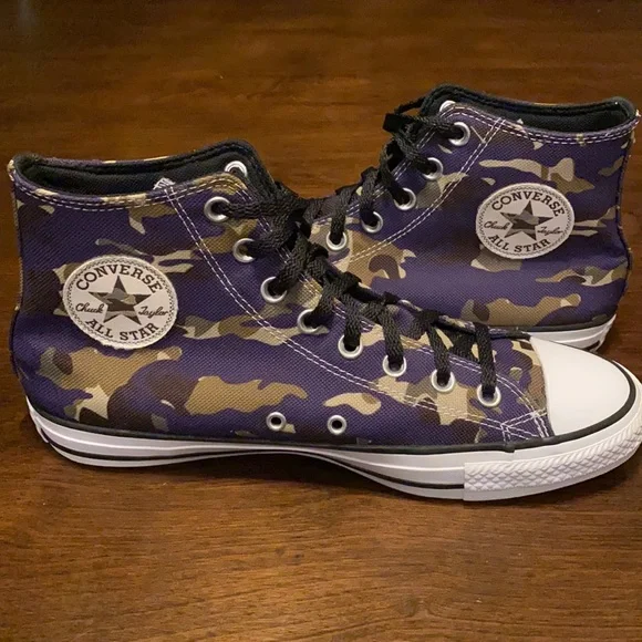 Camouflage High-Top Sneakers - Picture 4 of 11